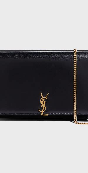 le monogramme ysl glossy wallet on crossbody chain|YSL cassandra chain wallet.